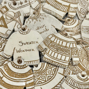 Sweater Weather ornaments